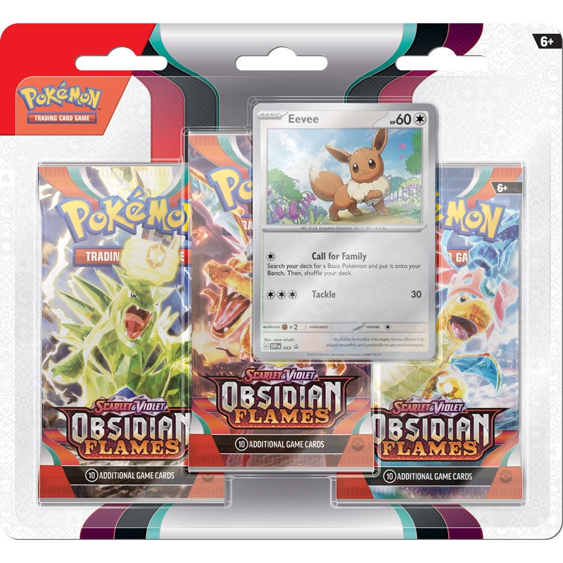 Pokemon TCG: SV03 - 3 Blister Booster - 2 | YEO