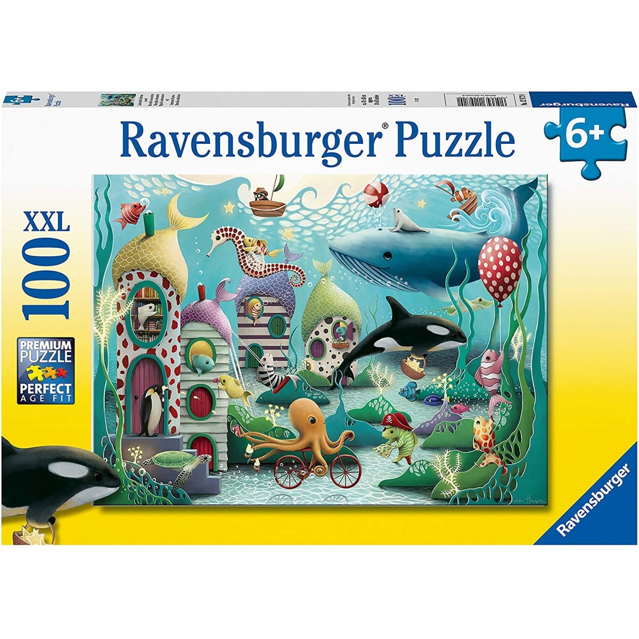 Puzzle Animale Subacvatice, 100 Piese