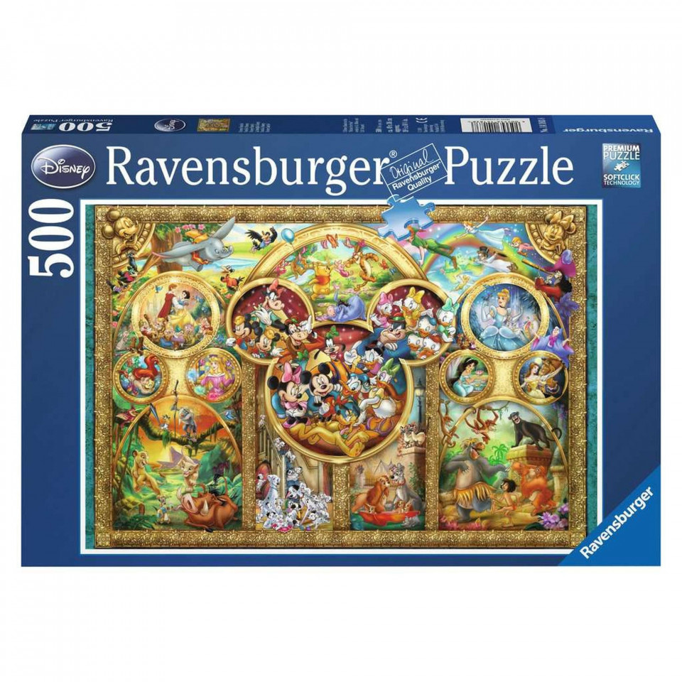 Puzzle Familia Disney, 500 Piese - 3 | YEO