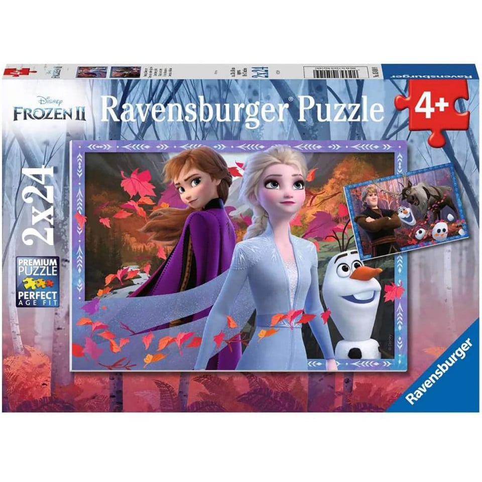 Puzzle Frozen II, 2X24 Piese