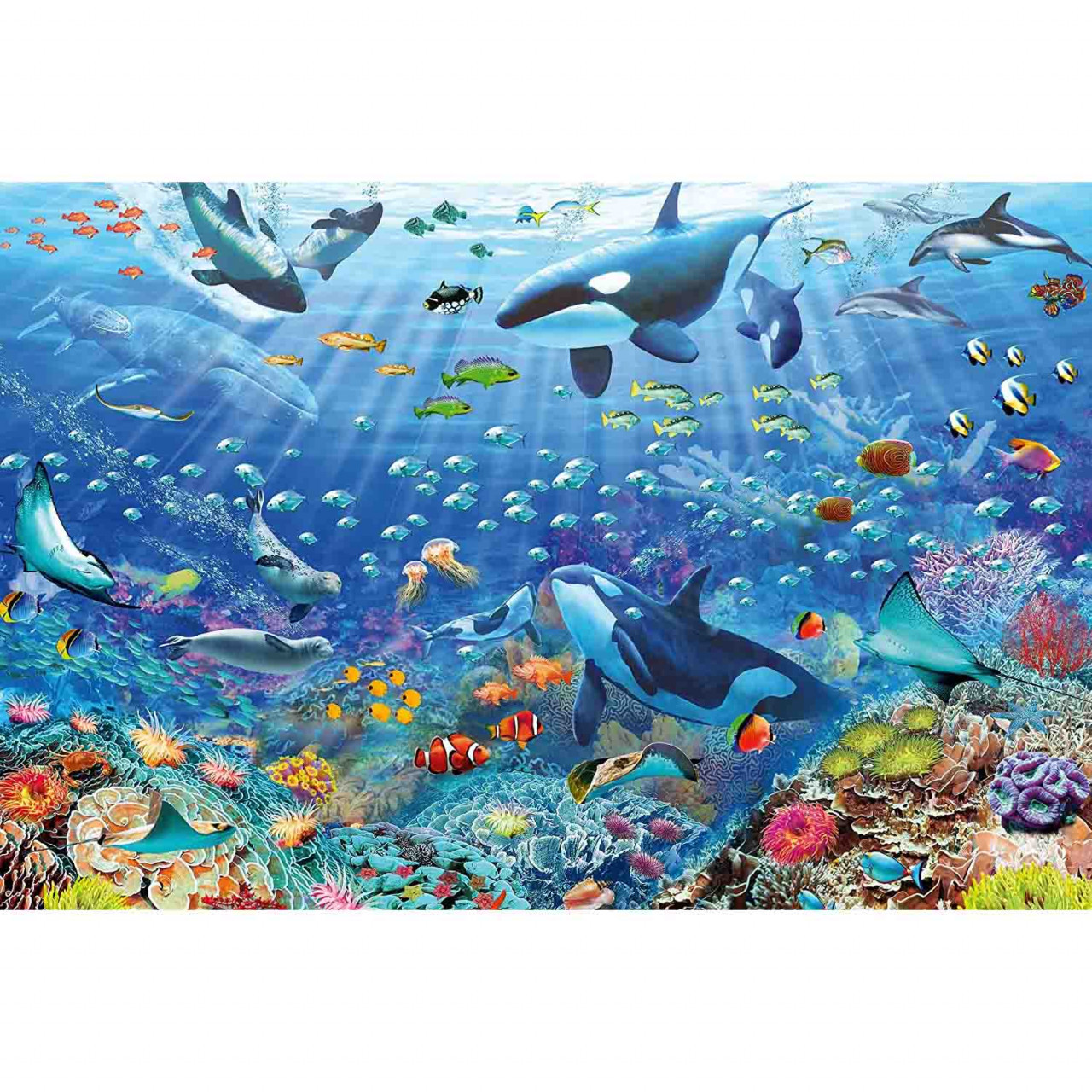 Puzzle Lumea Subacvatica Colorata, 3000 Piese - 1 | YEO