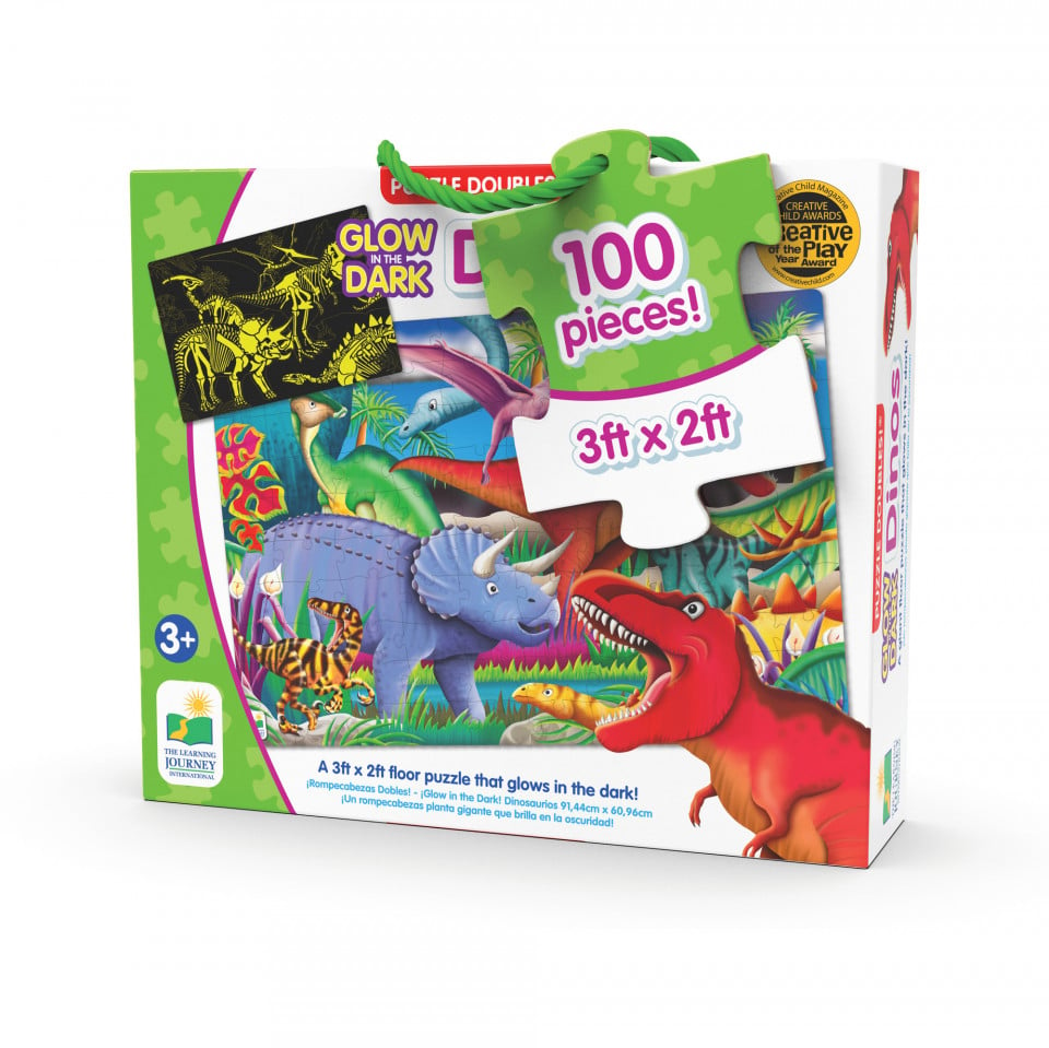 Puzzle Straluceste In Intuneric - Dinozauri - 2 | YEO