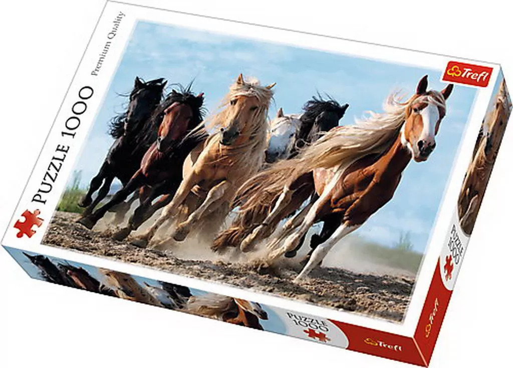 Puzzle Trefl 1000 Cai La Galop - 1 | YEO