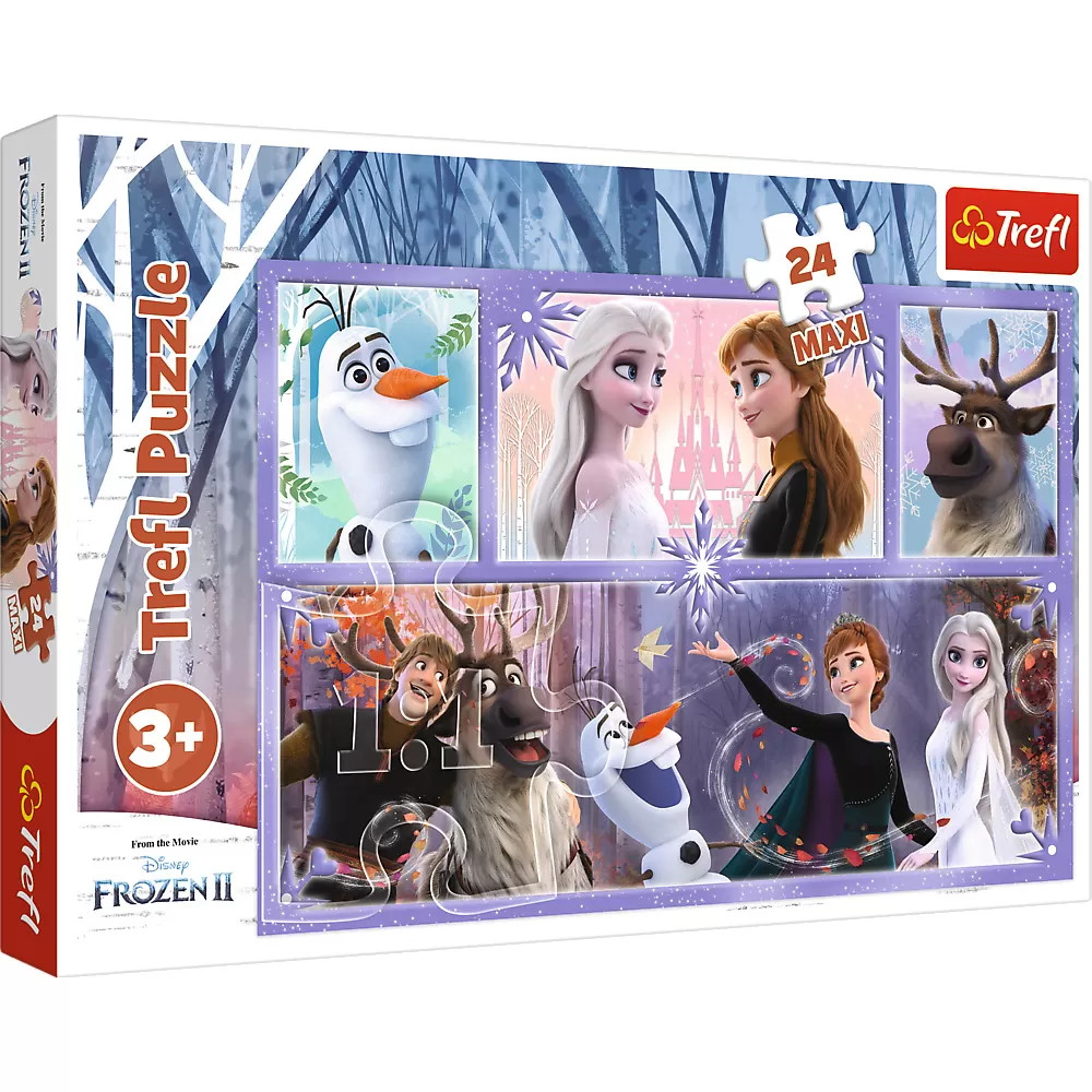 Puzzle Trefl 24 Maxi Frozen2 O Lume Magica