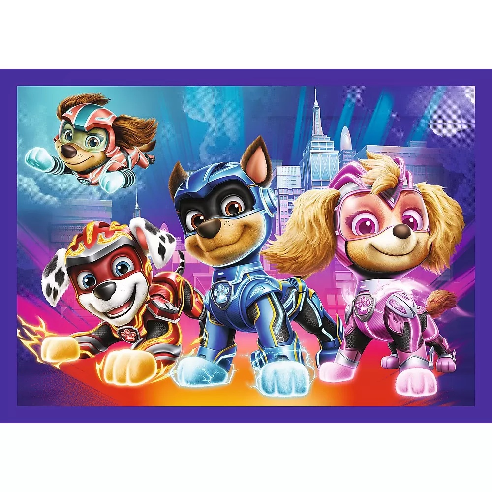 Puzzle Trefl 4In1 Patrula Catelusilor Mighty Movie Eroii - 3 | YEO