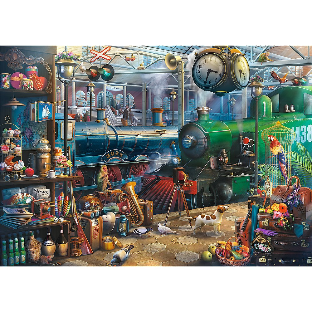 Puzzle Trefl 6000 Statia De Tren - 1 | YEO