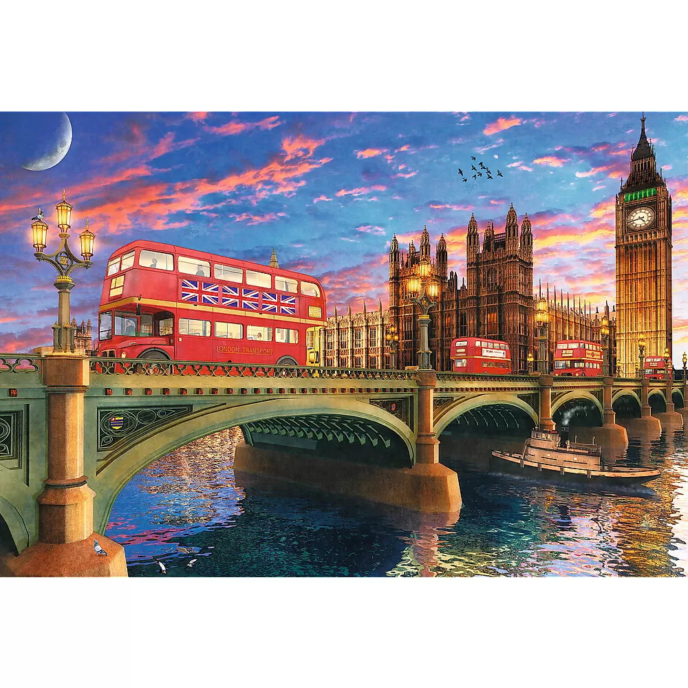 Puzzle Trefl Din Lemn 500+1 Obictivele Turistice Din Londra - 1 | YEO