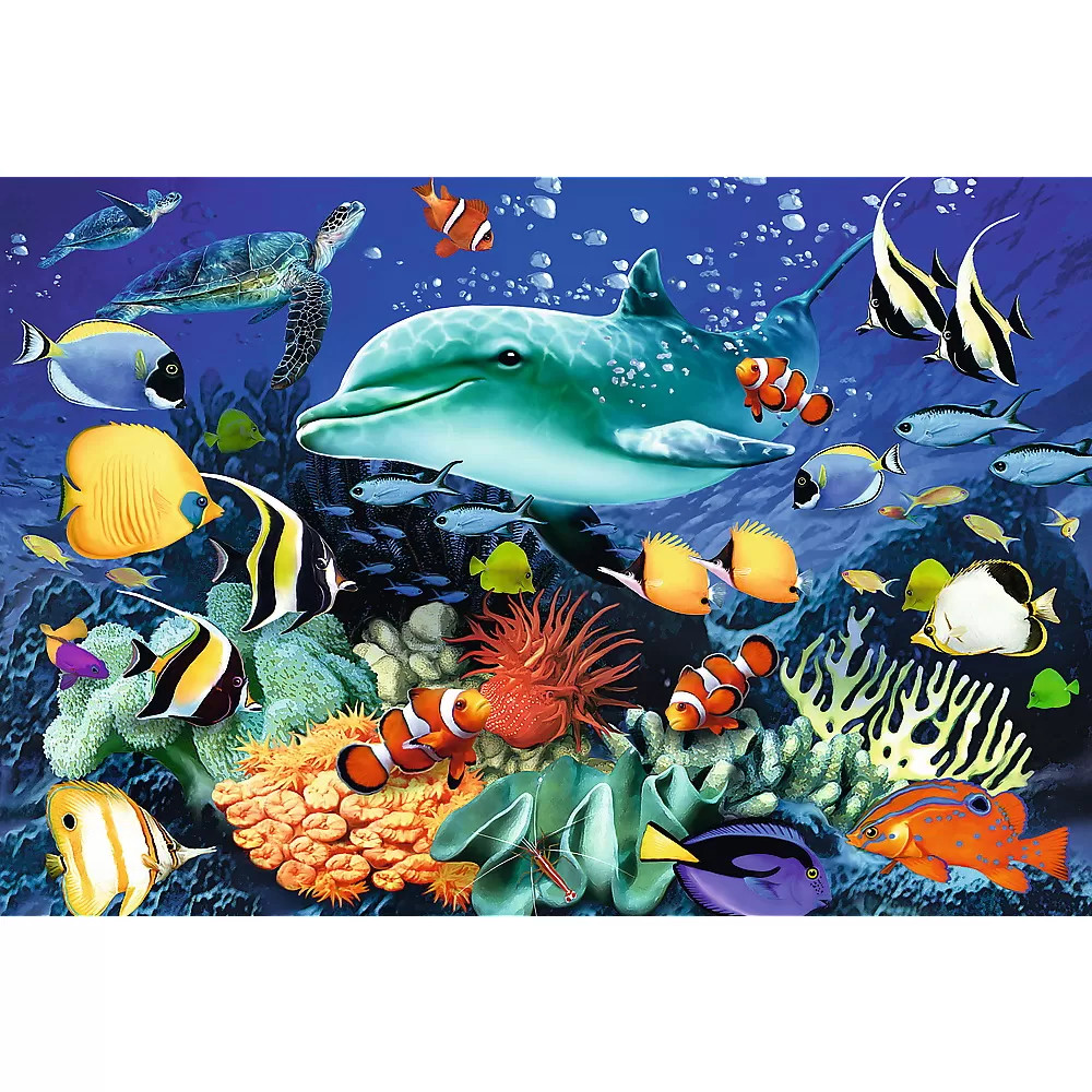 Puzzle Trefl Din Lemn 500+1 Piese Viata Marina - 1 | YEO