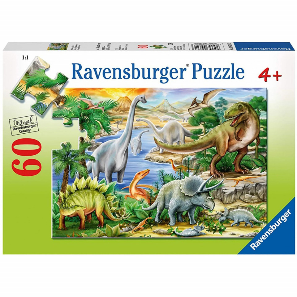 Puzzle Viata Preistorica, 60 Piese - 1 | YEO