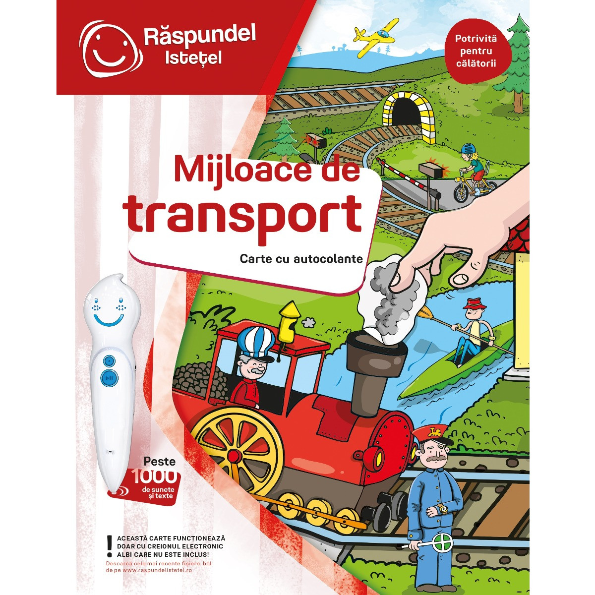 Raspundel Istetel, Carte cu autocolante, Mijloace de transport - 2 | YEO