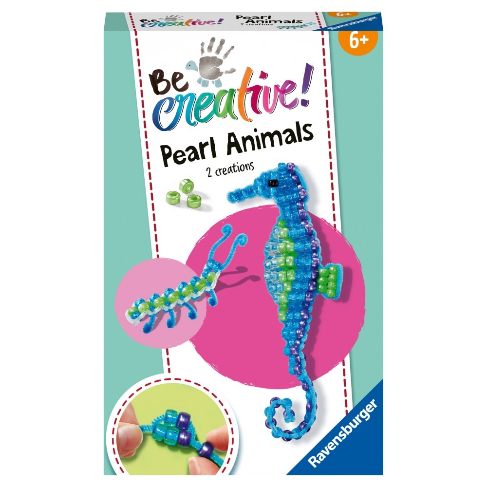 Ravensburger - Be Creative Set mini de creatie din perle calut de mare si larva - 2 | YEO