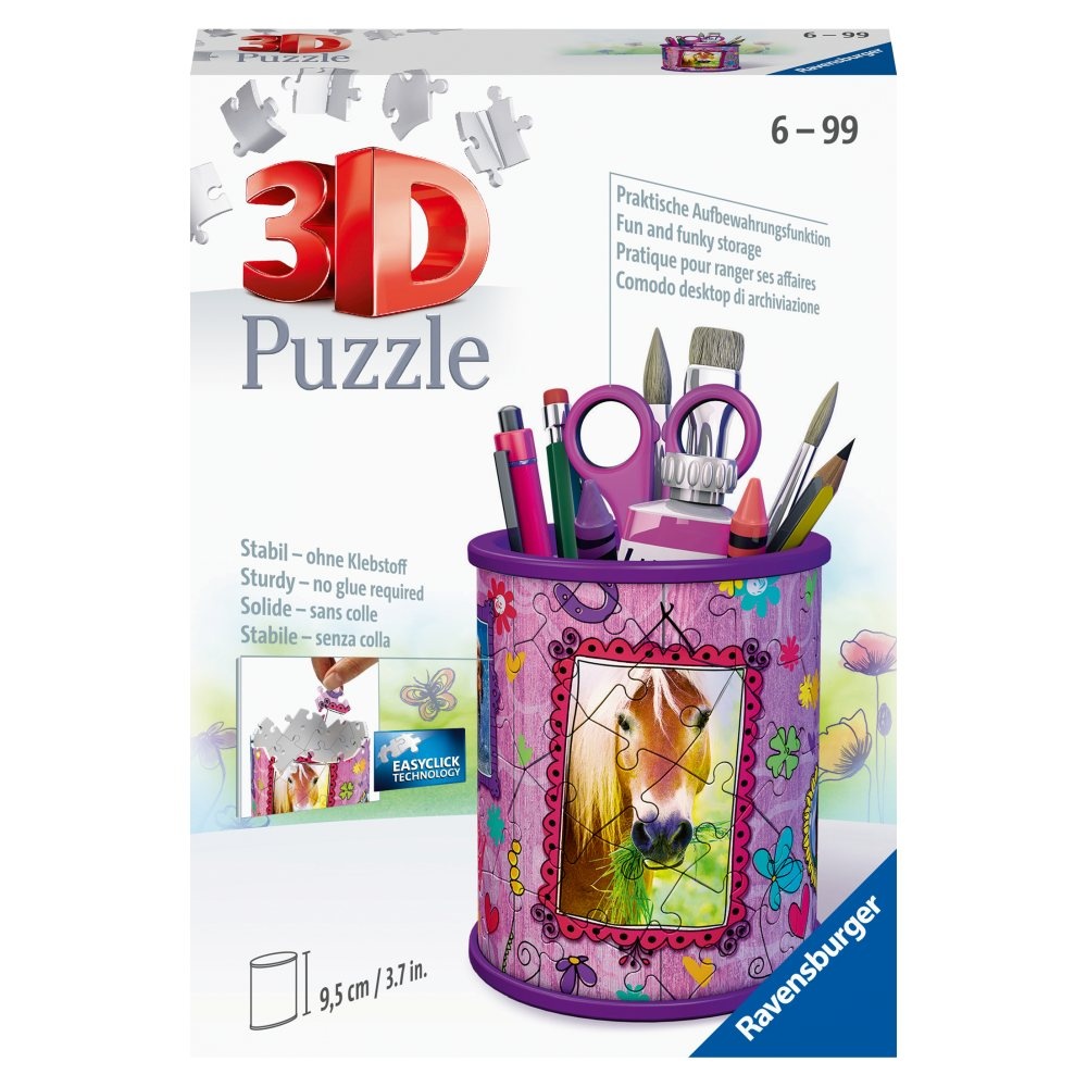 Ravensburger - Puzzle 3D suport pixuri calut 54 piese - 1 | YEO