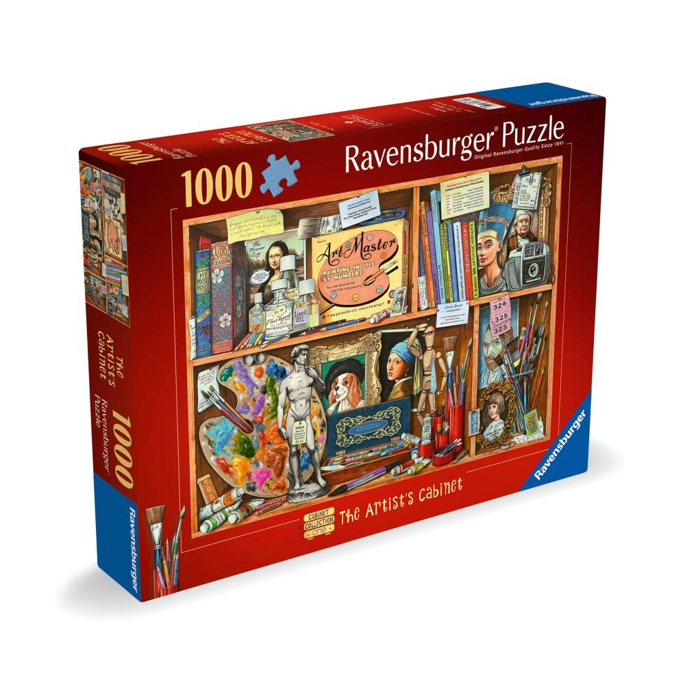 Ravensburger - Puzzle cabinetul artistului 1000 piese design nou