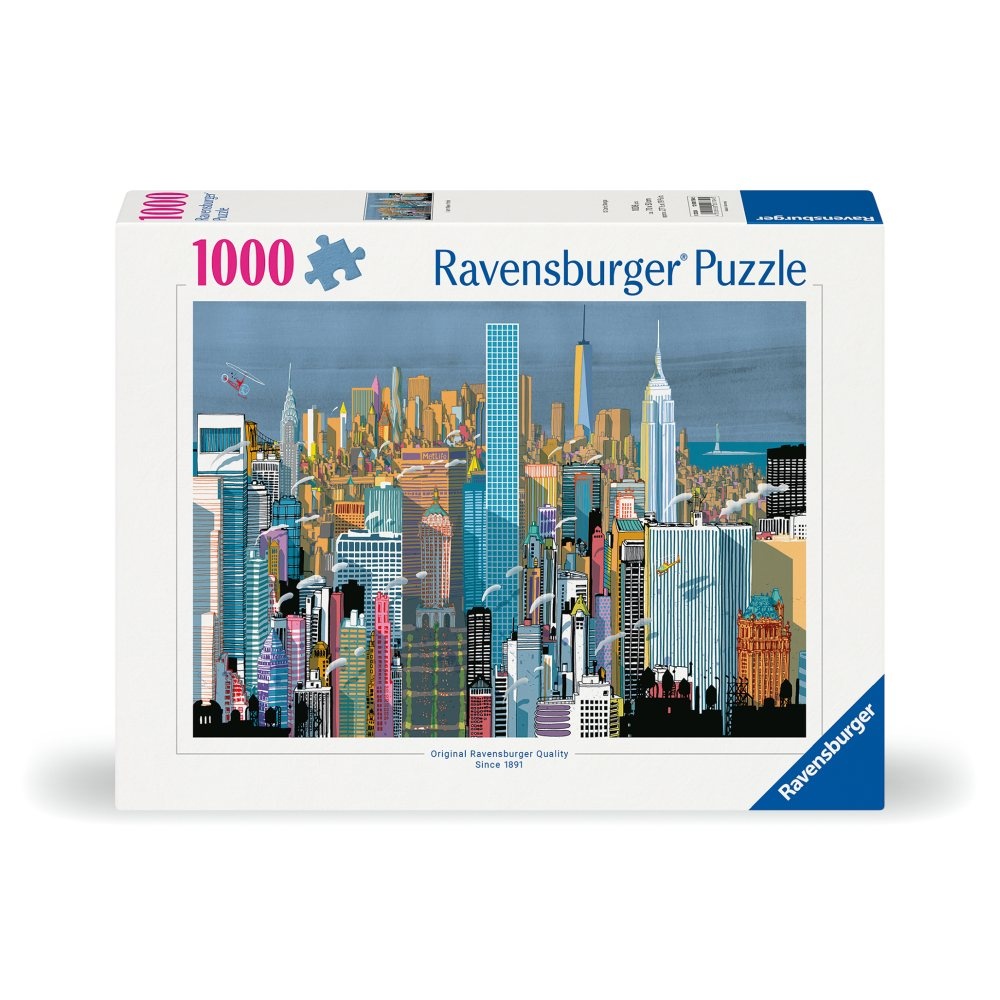 Ravensburger - Puzzle cladiri din New York 1000 piese