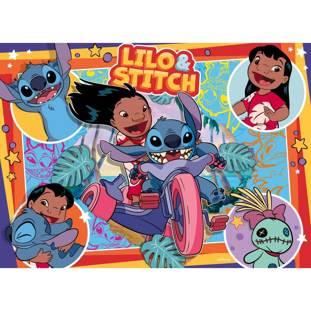 Ravensburger - Puzzle Disney Stitch 4x100 piese - 1 | YEO