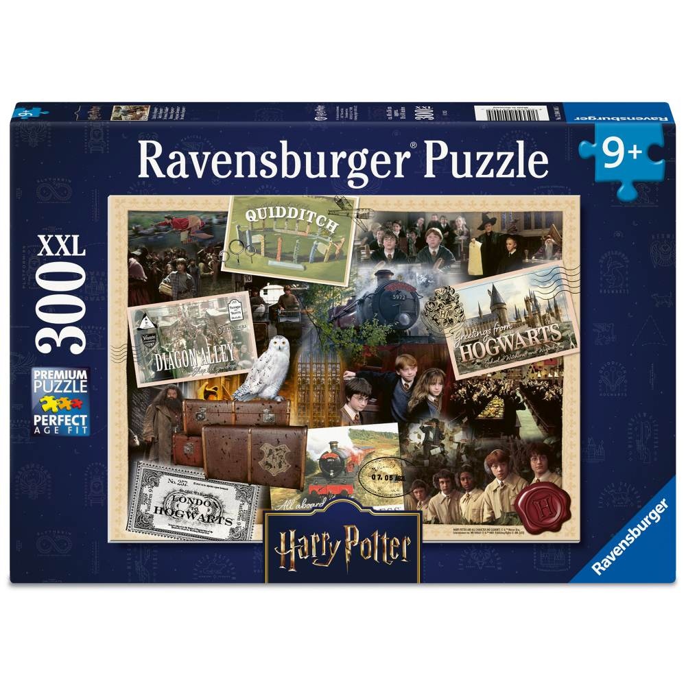 Ravensburger - Puzzle Harry Potter secretele din Hogwarts 300 piese XXL