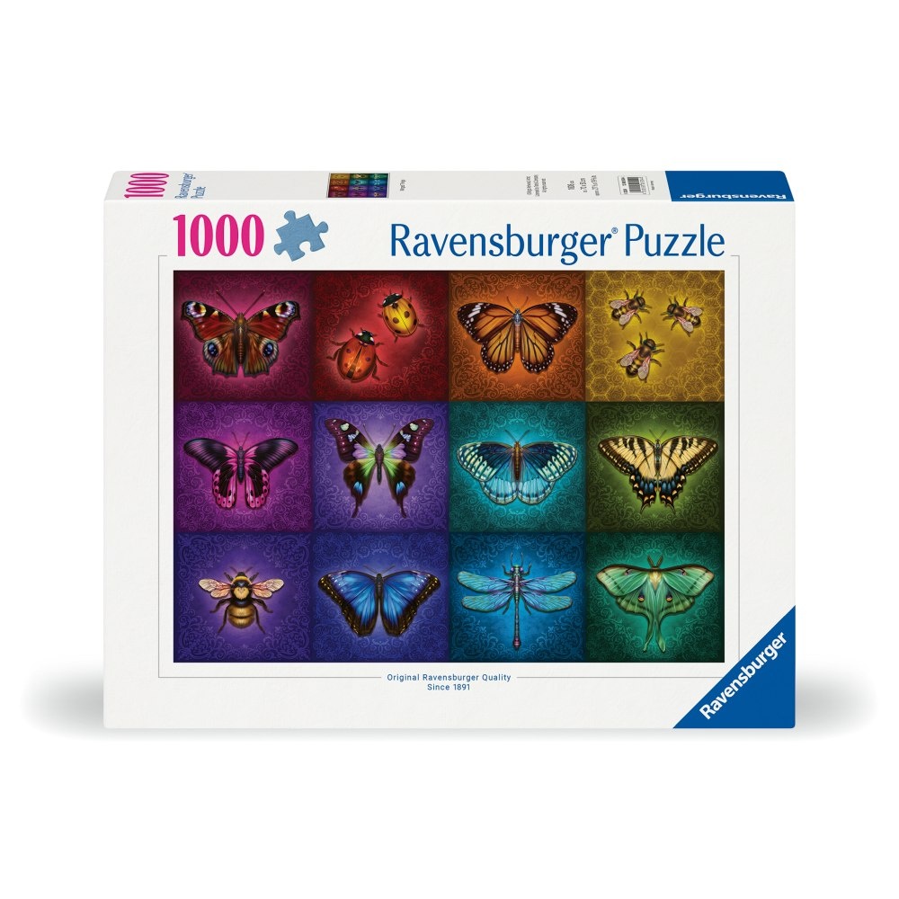 Ravensburger - Puzzle insecte cu aripi 1000 piese design nou