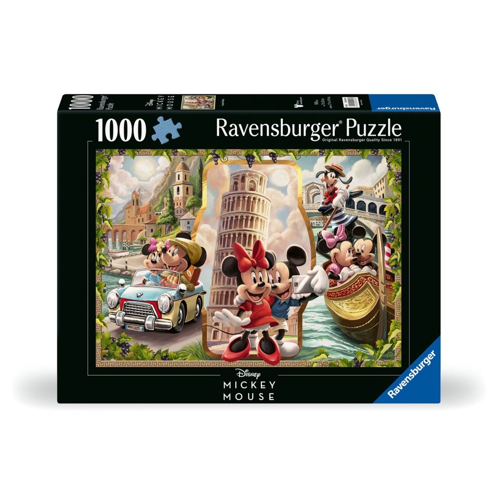 Ravensburger - Puzzle Mickey si Minnie in vacanta 1000 piese design nou - 1 | YEO