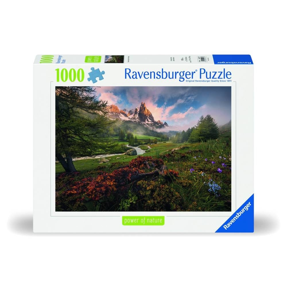 Ravensburger - Puzzle peisaj vale de munte 1000 piese design nou - 1 | YEO