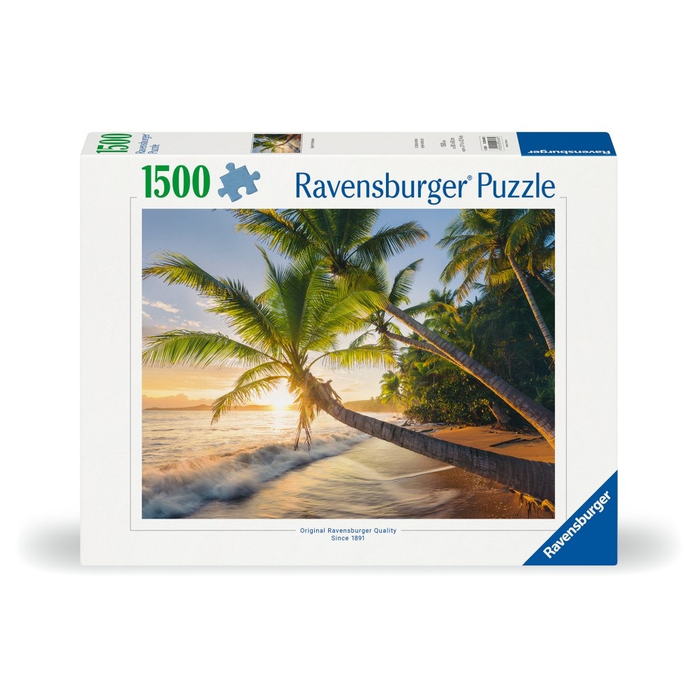 Ravensburger - Puzzle plaja 1500 piese design nou - 1 | YEO