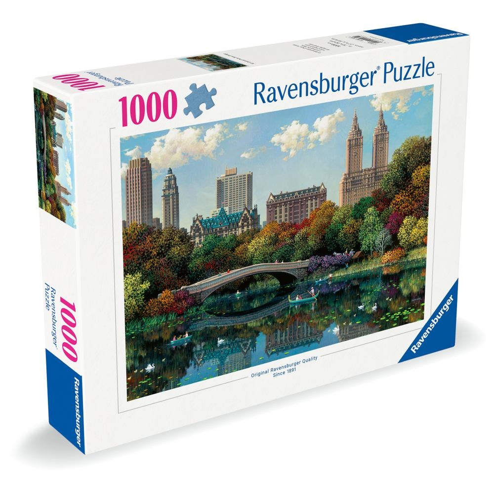 Ravensburger - Puzzle podul Bow Central Park New York 1000 piese - 1 | YEO