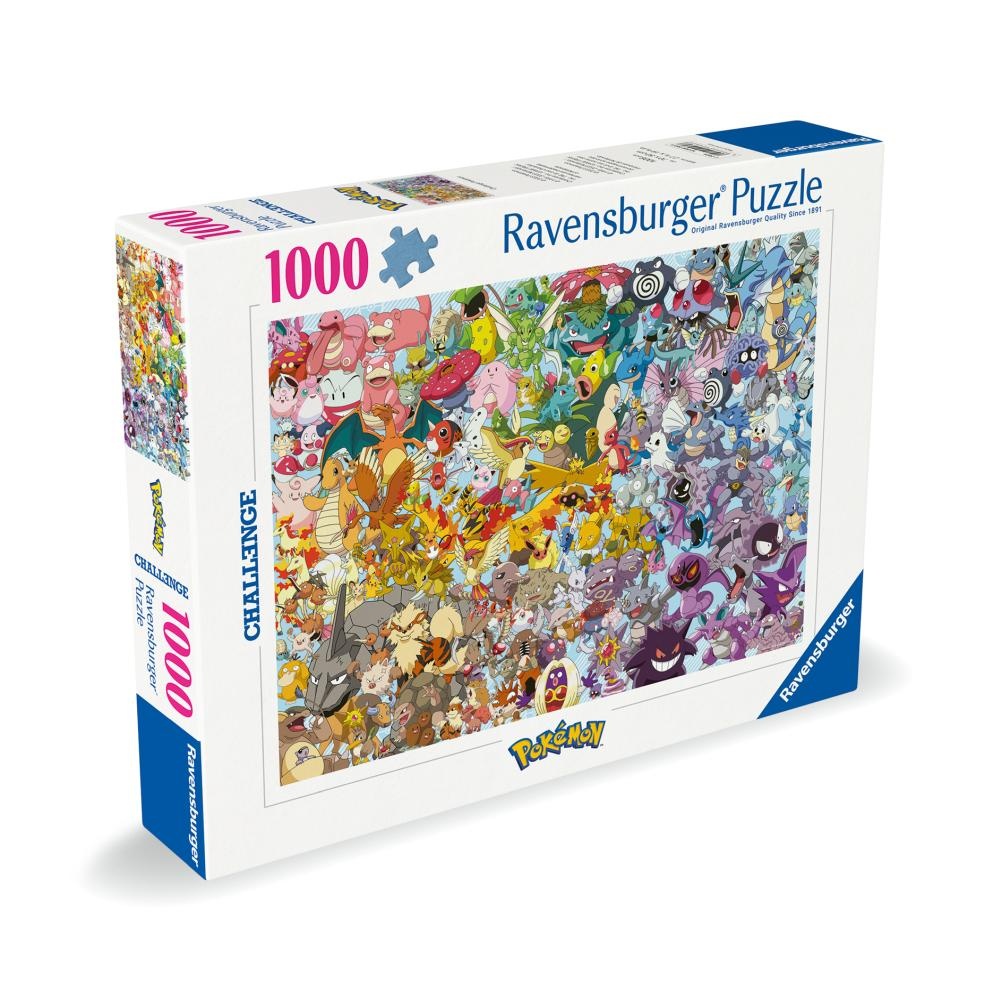 Ravensburger - Puzzle provocarea Pokemon 1000 piese design nou - 1 | YEO
