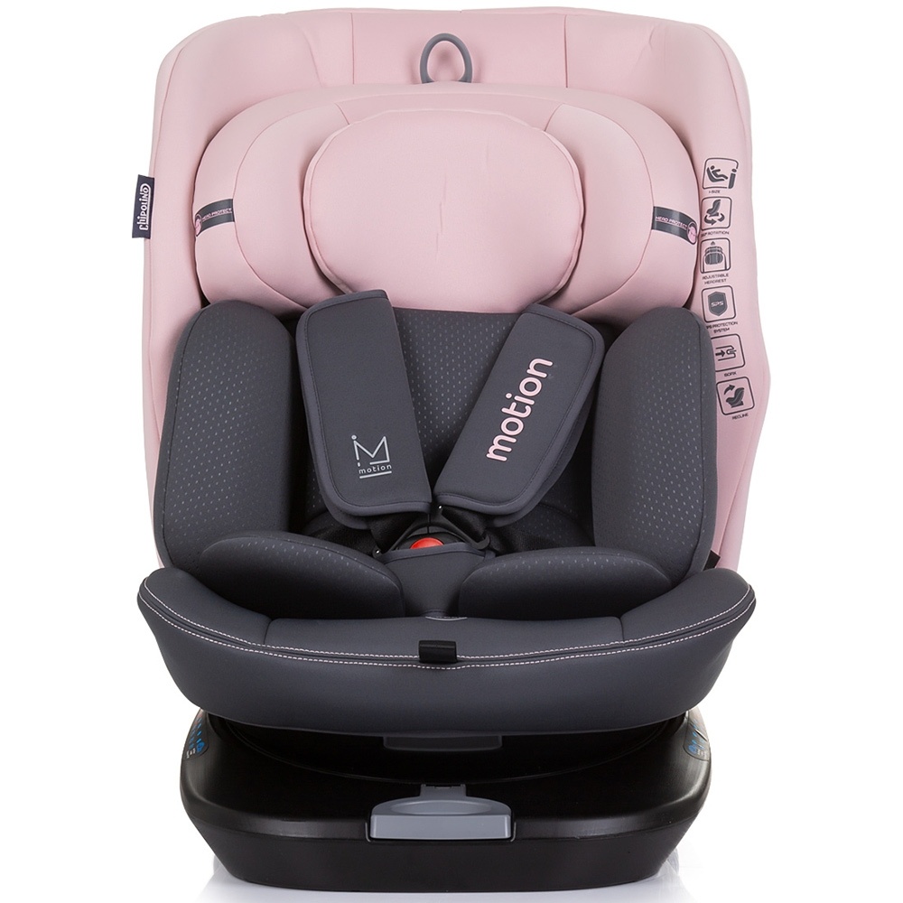 Scaun auto Chipolino Motion I-Size 40-150 cm flamingo cu sistem Isofix - 1 | YEO