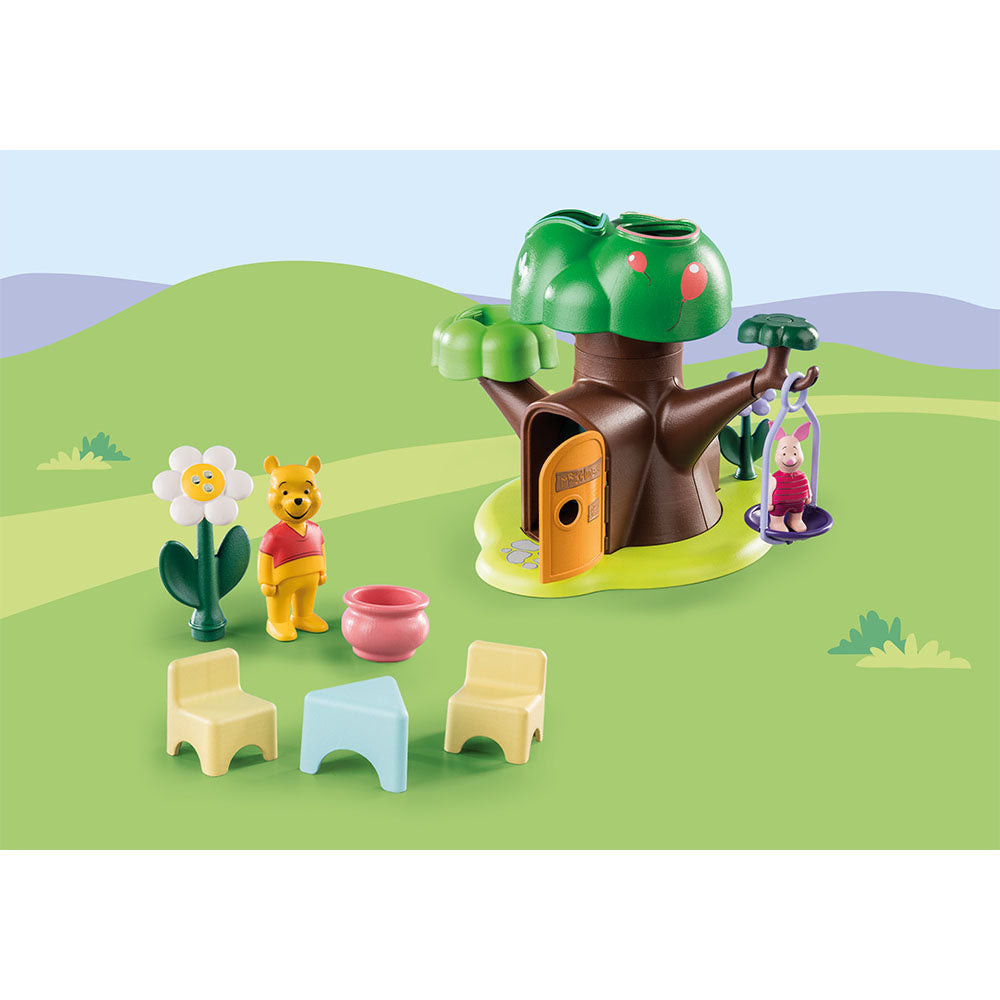 Set de joaca Playmobil - 1.2.3 & Disney: Casa Din Copac A Lui Winnie Si Piglet - 2 | YEO