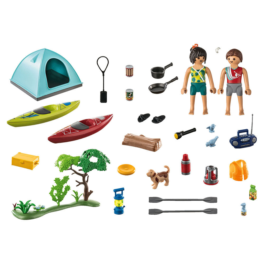 Set de joaca Playmobil Camping Langa Rau - 3 | YEO