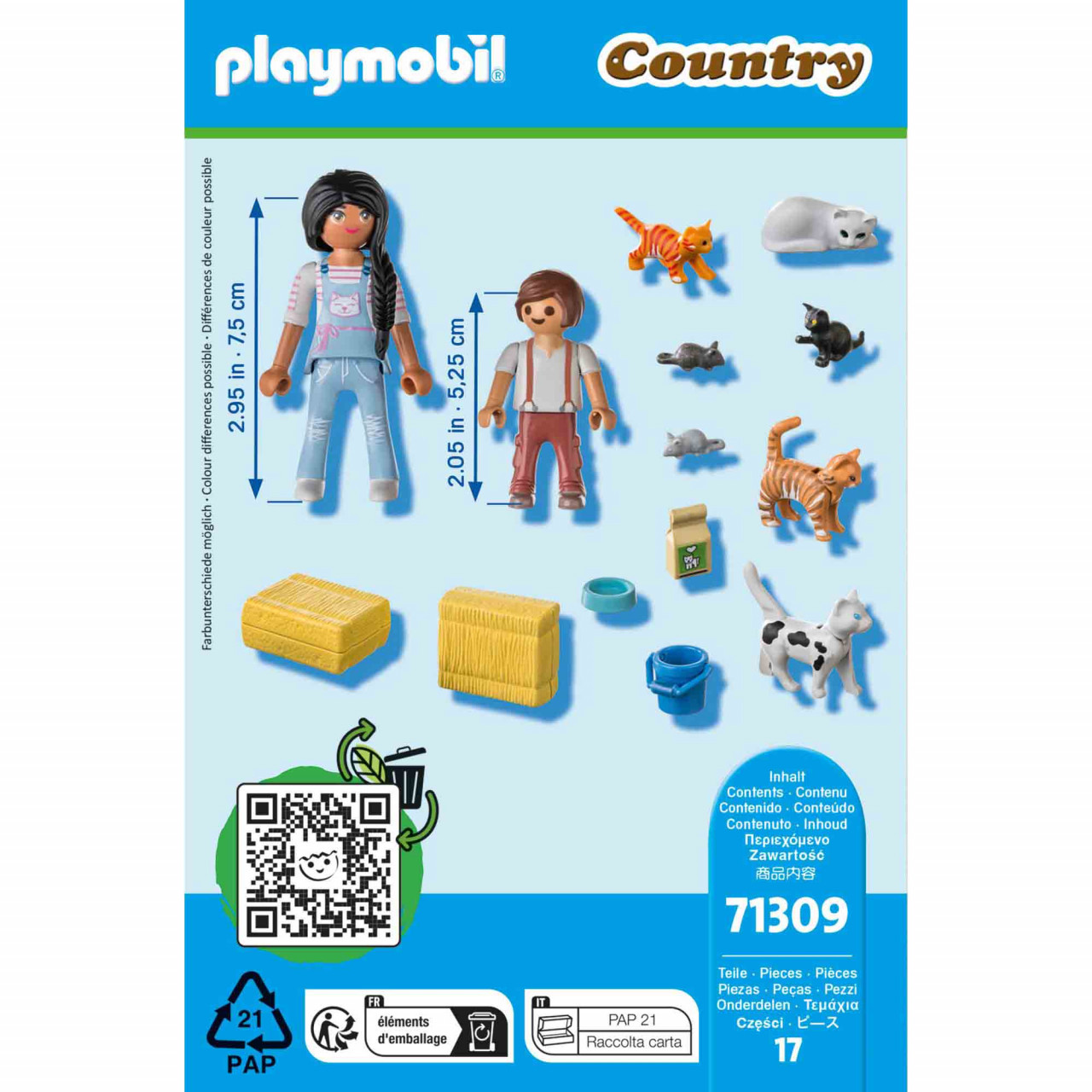 Set de joaca Playmobil - Familie De Pisici - 3 | YEO