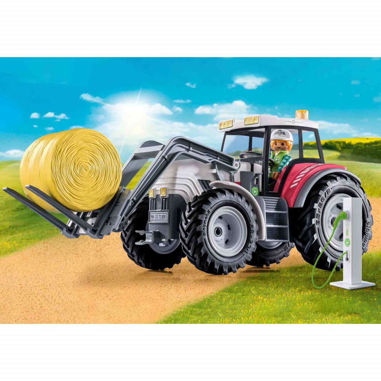 Set de joaca Playmobil - Tractor Mare Cu Accesorii - 1 | YEO