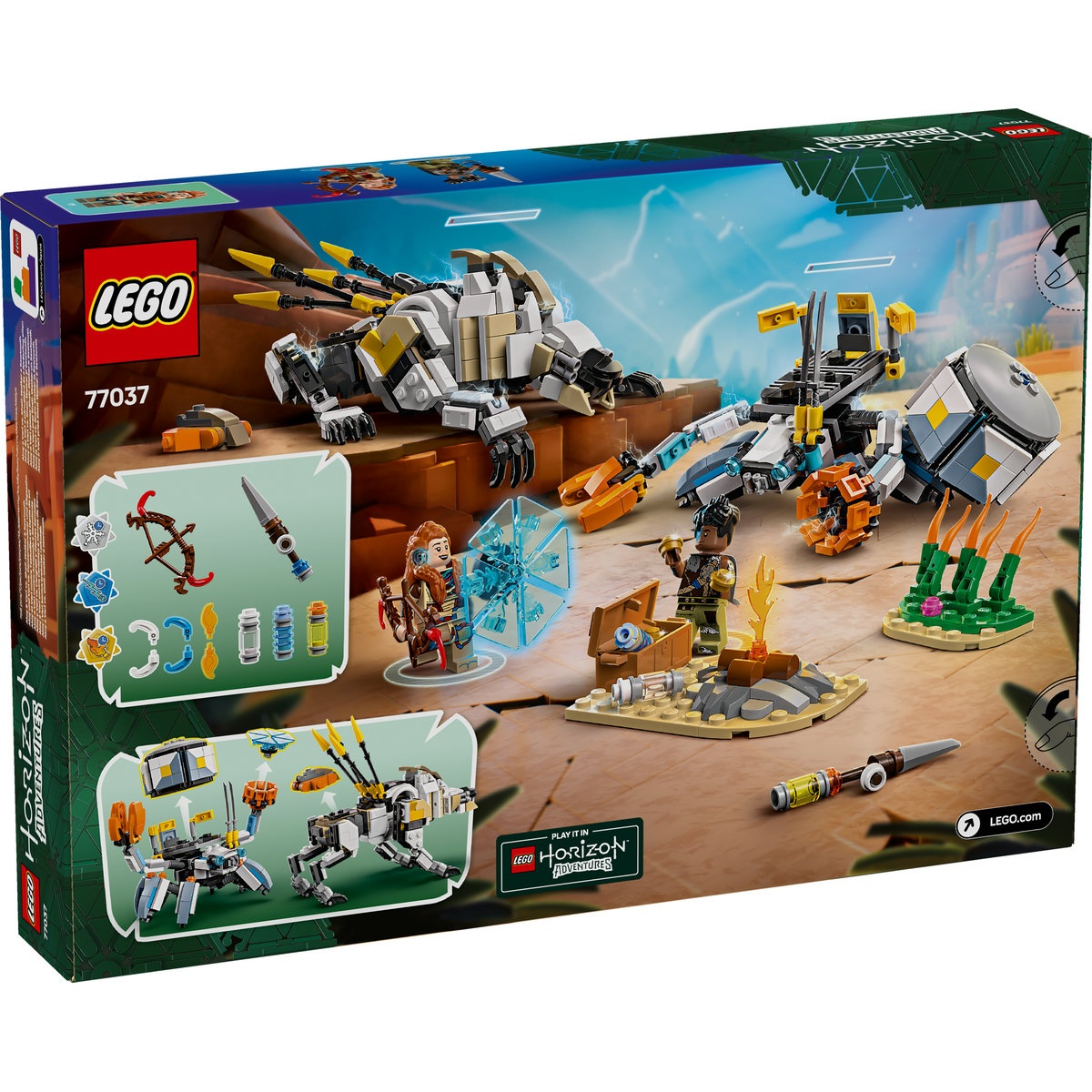 Set LEGO Creator Expert - Aloy si Varl vs. Shell-Walker si Sawtooth (77037) - 2 | YEO