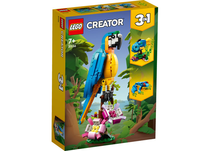 Set LEGO Creator - Papagal exotic (31136) - 1 | YEO