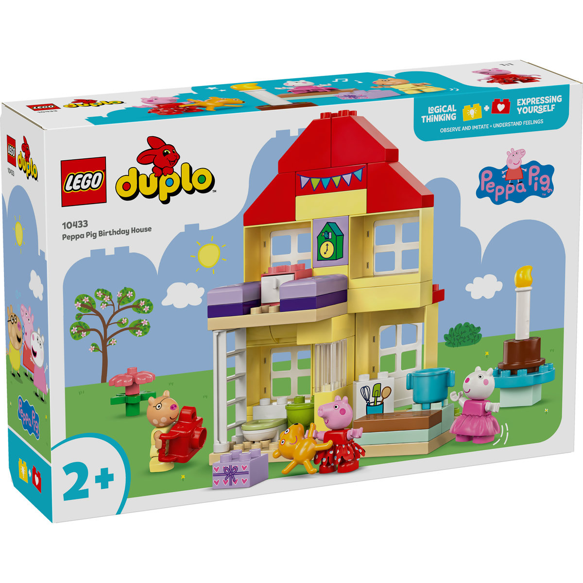 Set LEGO DUPLO - Purcelusa Peppa si casa aniversara (10433) - 1 | YEO