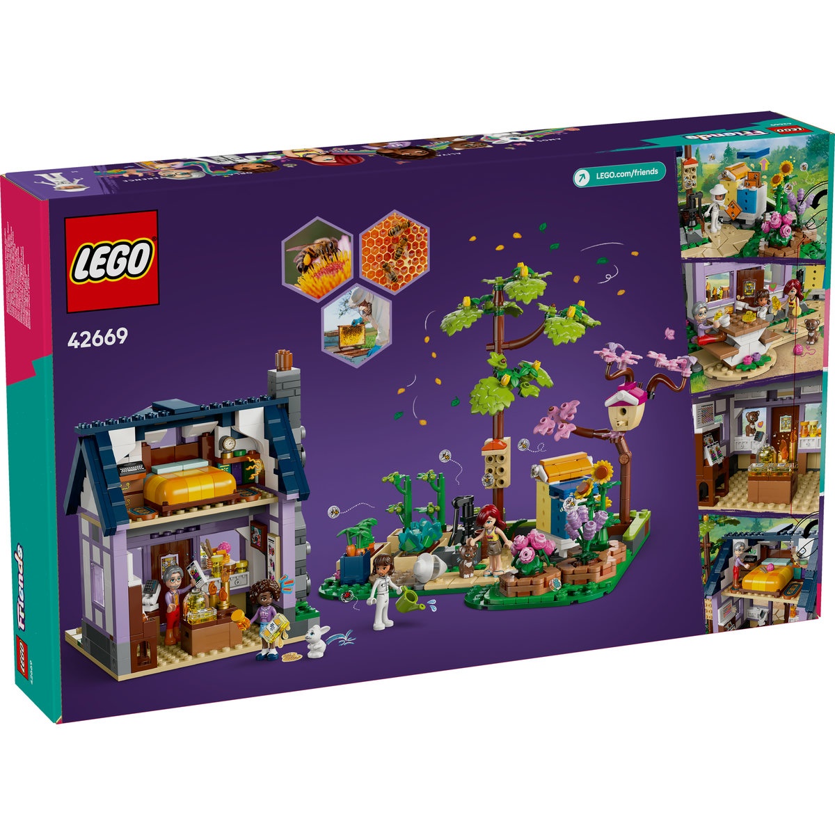 Set LEGO Friends - Casa apicultorilor si gradina cu flori (42669) - 1 | YEO