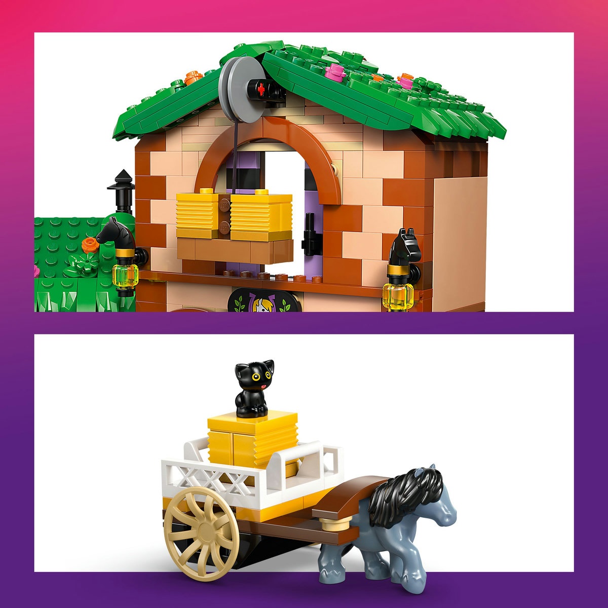 Set LEGO Friends - Fermă şi grajd pentru ponei (42654) - 3 | YEO