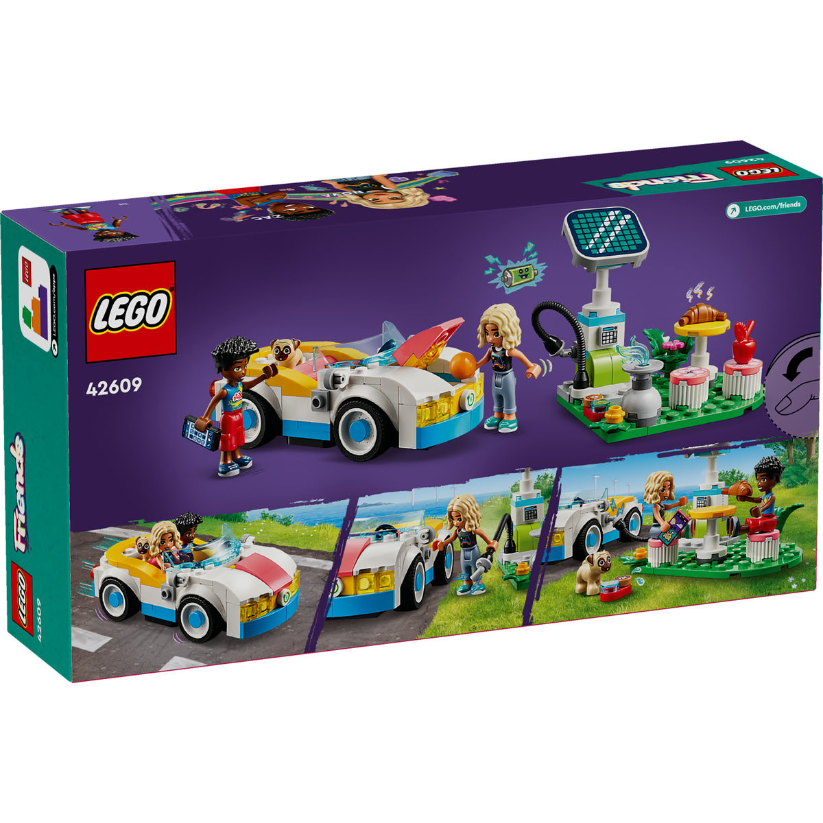 Set LEGO Friends - Masina electrica si statie de incarcat (42609) - 2 | YEO