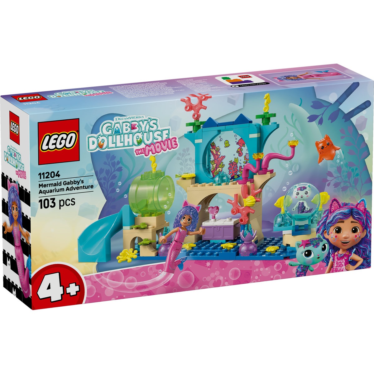 Set LEGO Gabby s Dollhouse - Aventurile în acvariu ale sirenei Gabby (11204) - 1 | YEO
