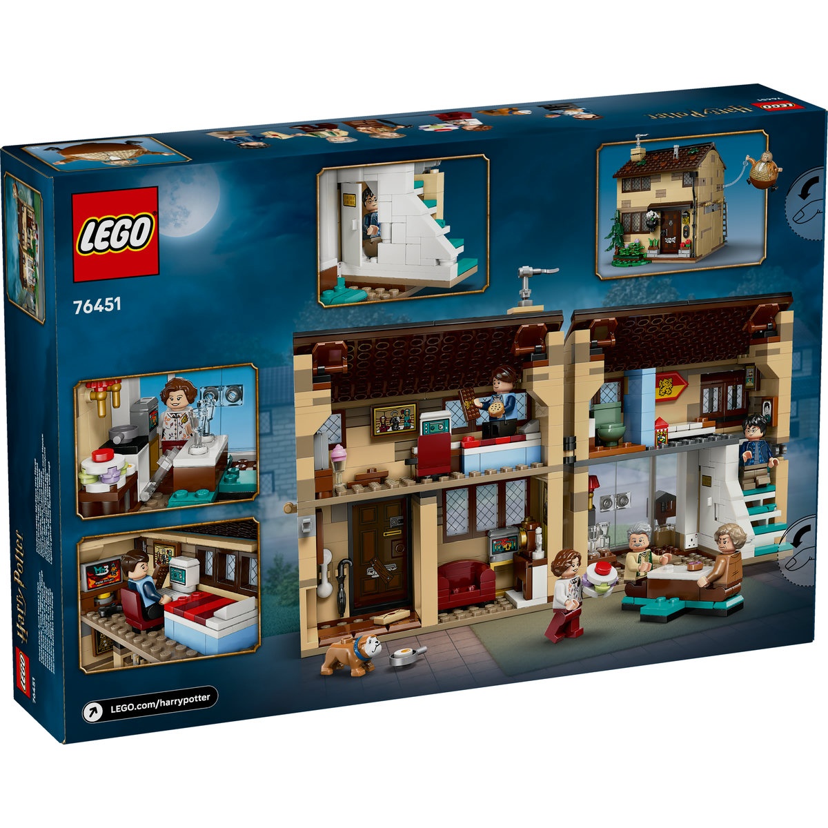 Set LEGO Harry Potter - Privet Drive: Vizita mătușii Marge (76451) - 2 | YEO