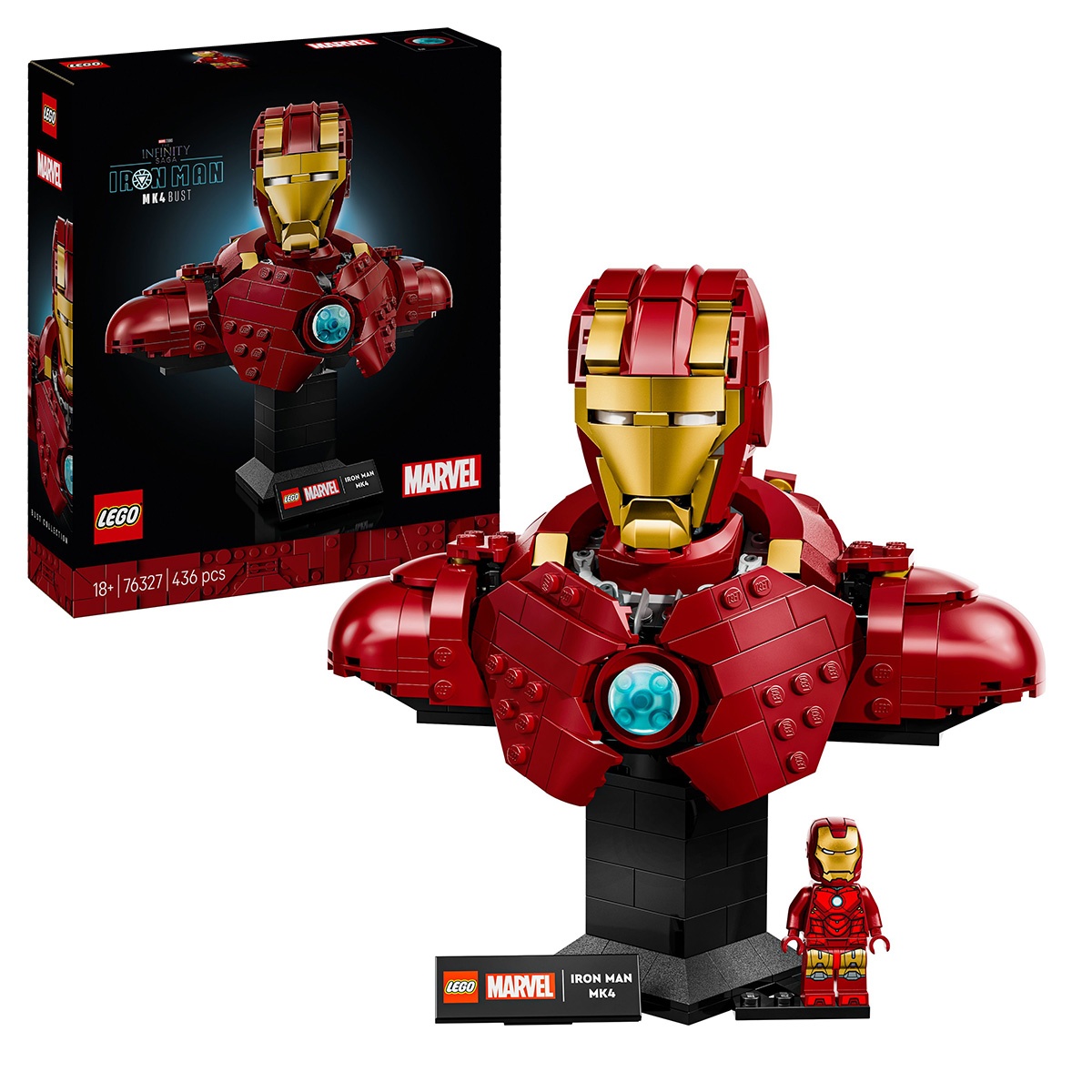 Set LEGO Marvel Super Heroes - Bust Iron Man MK4 (76327)