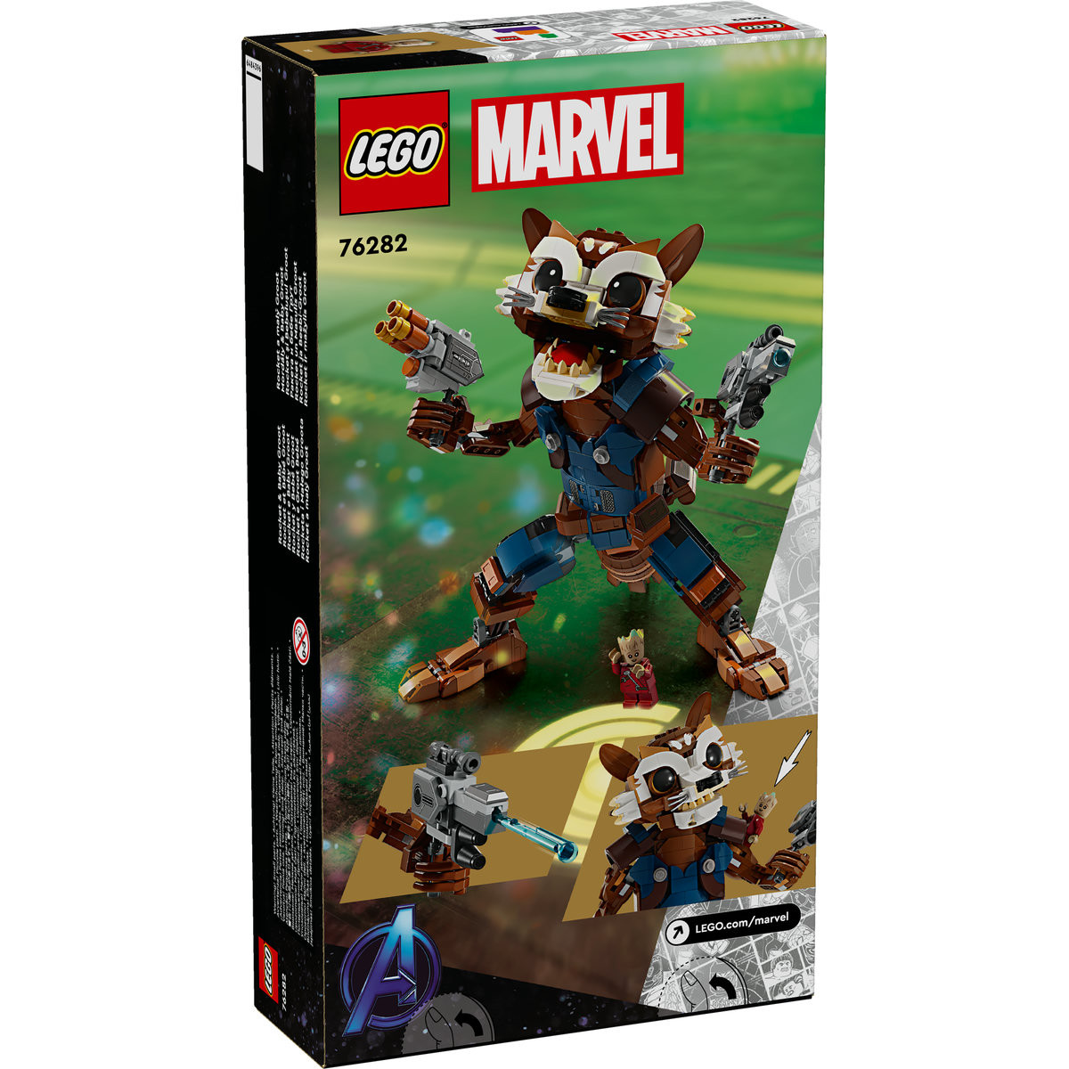 Set LEGO Marvel Super Heroes - Rocket si Bebelusul Groot (76282) - 2 | YEO