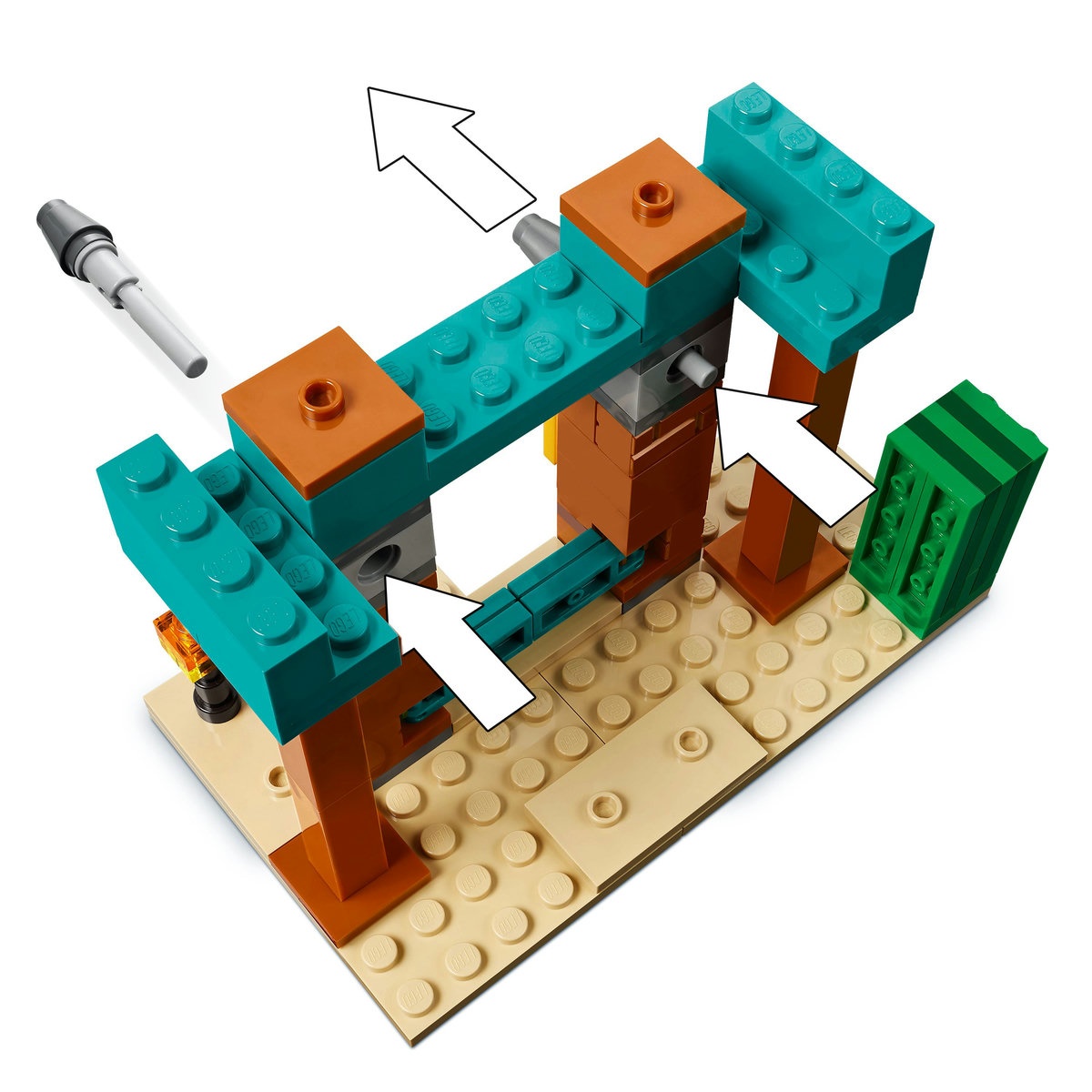 Set LEGO Minecraft - Patrula Illager în desert (21267) - 2 | YEO