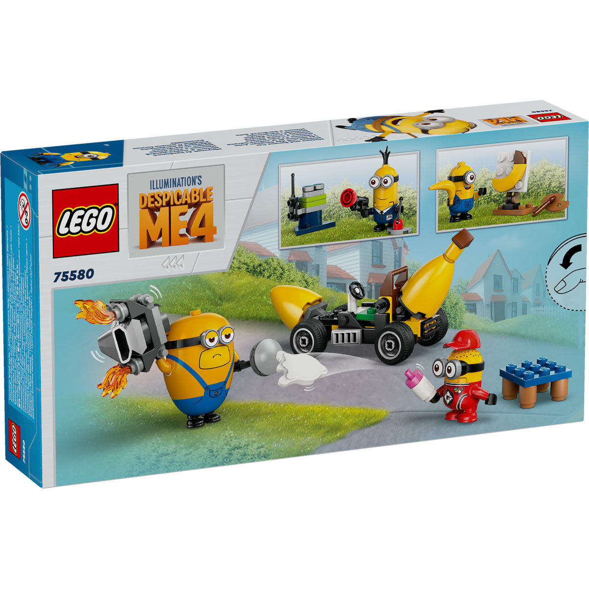 Set LEGO Minions - Minionii si masina-banana (75580) - 2 | YEO