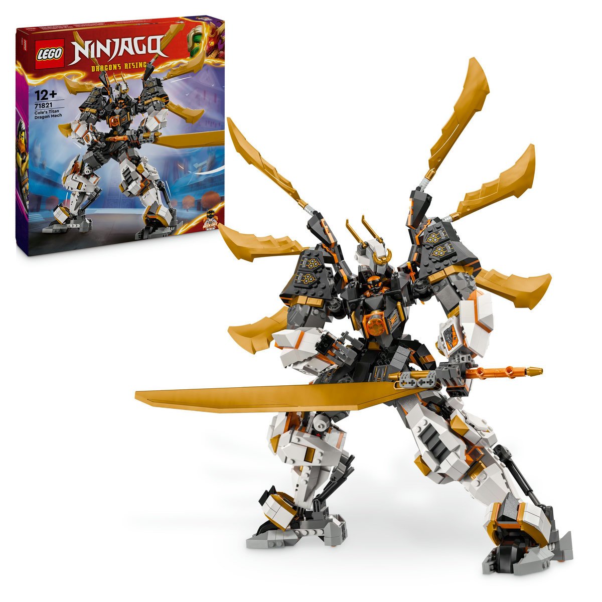 Set LEGO Ninjago - Robotul-dragon de titan al lui Cole (71821)