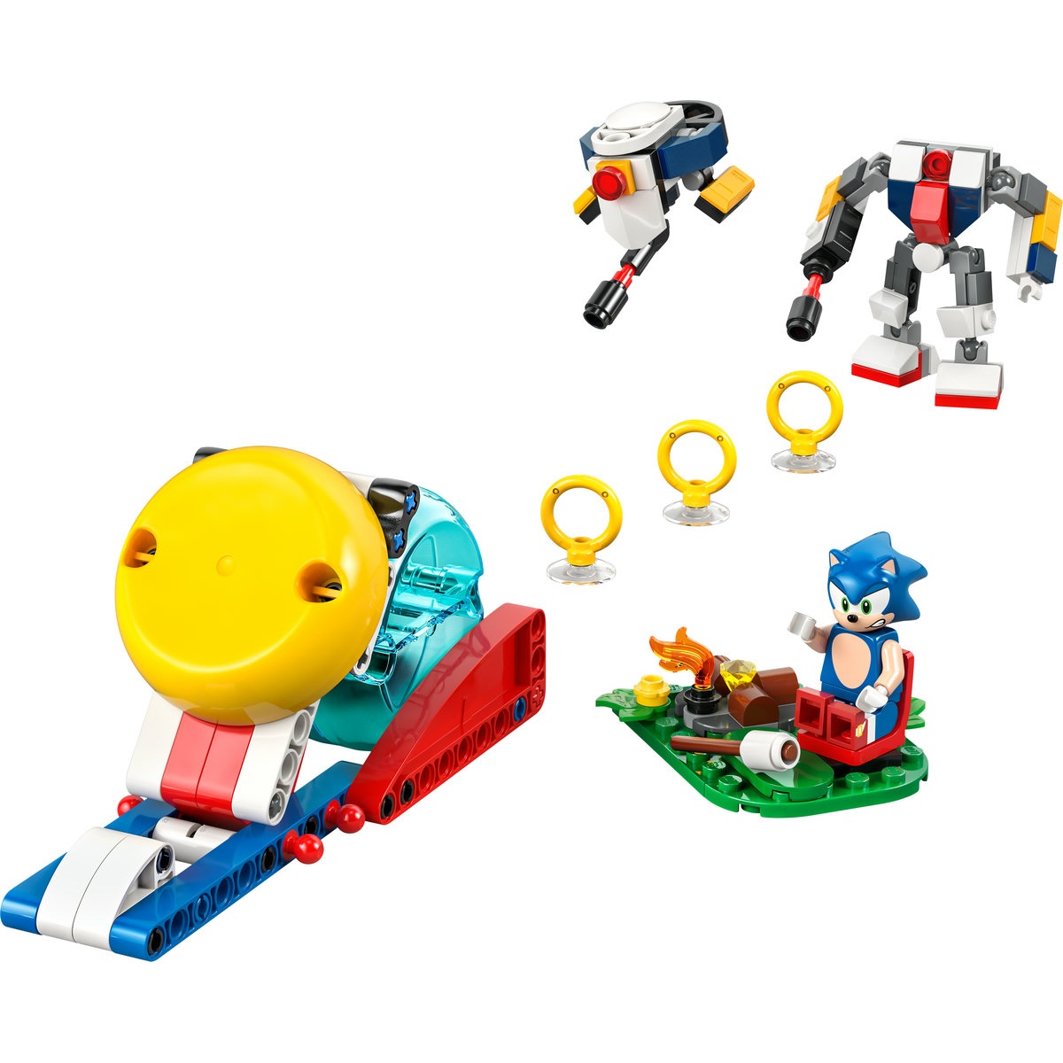 Set LEGO Sonic the Hedgehog - Înfruntare la focul de tabara al lui Sonic (77001) - 1 | YEO