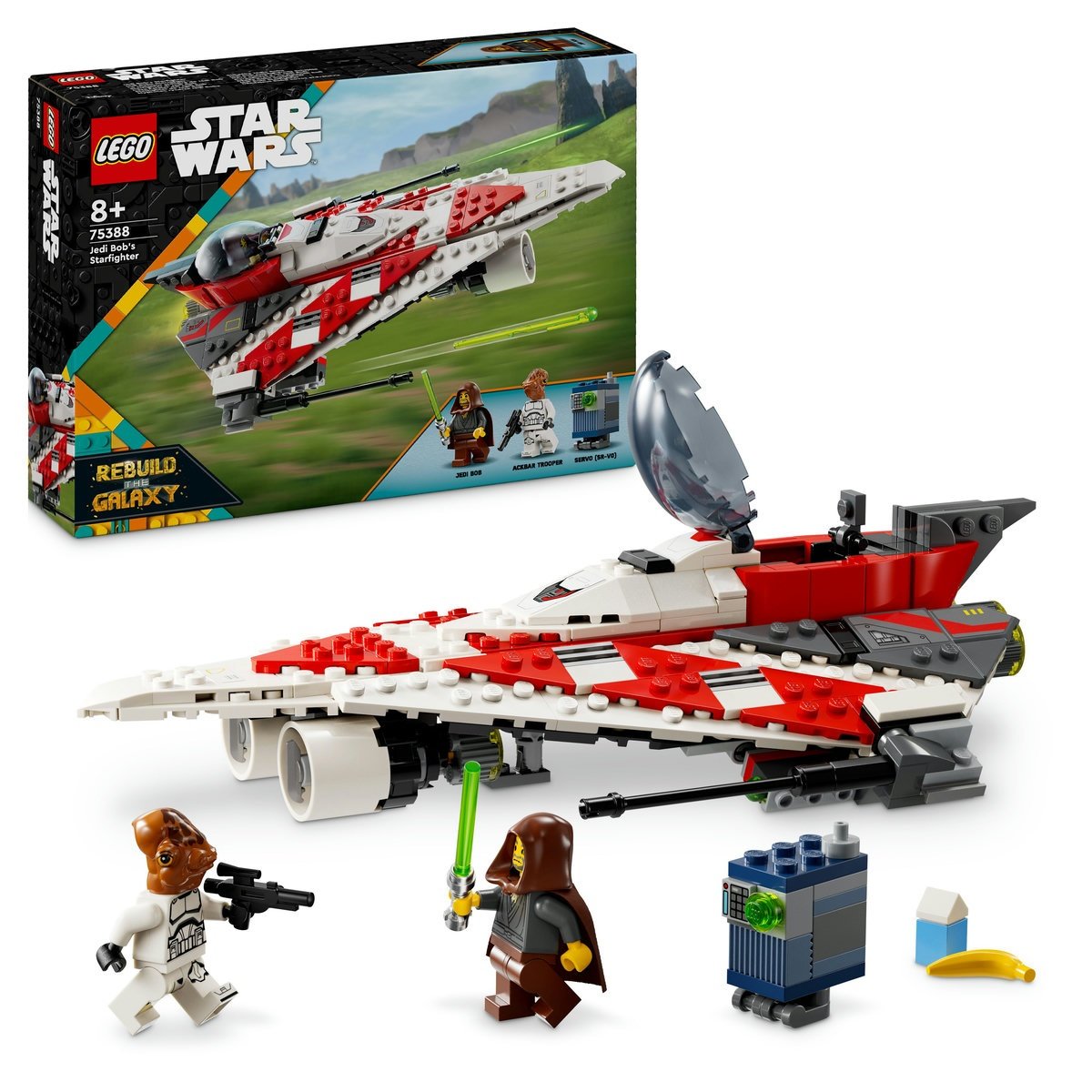 Set LEGO Star Wars - Nava stelara a lui Jedi Bob (75388)