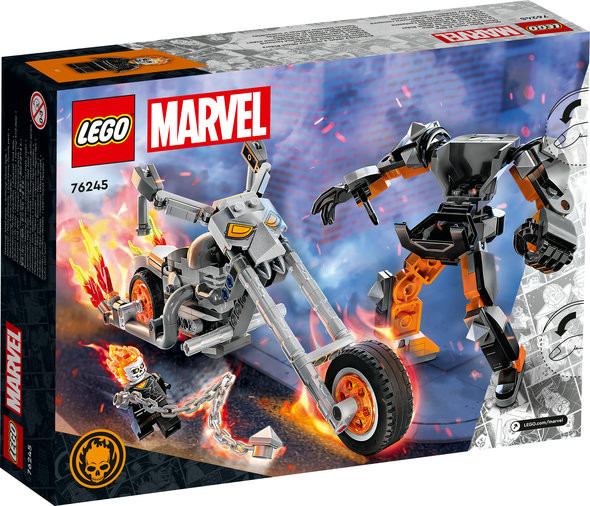 Set LEGO Super Heroes - Robot si motocicleta Ghost Rider (76245) - 2 | YEO