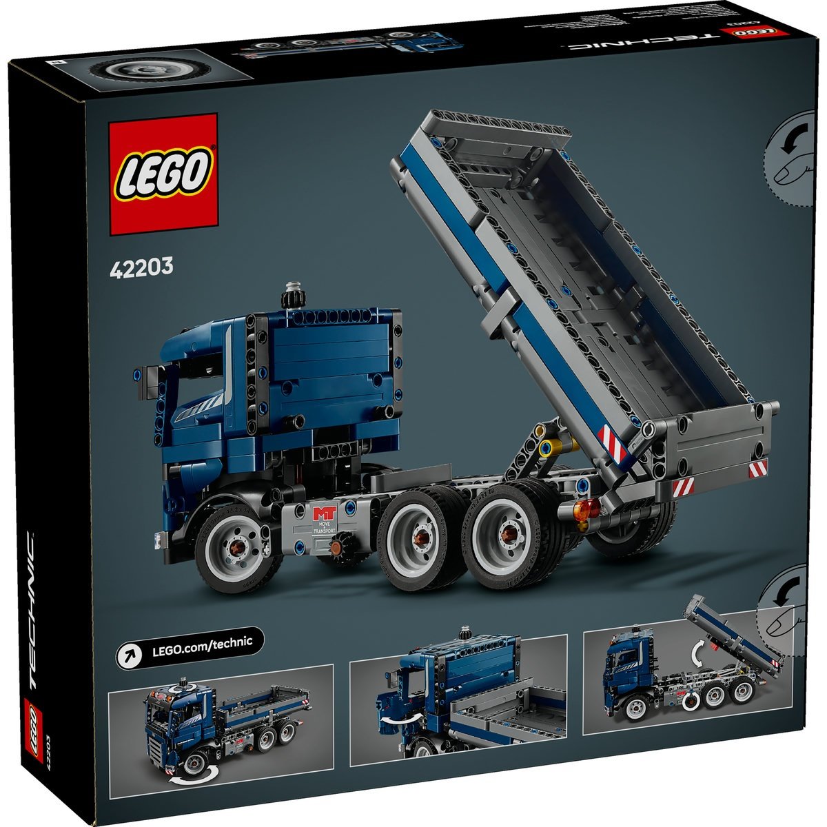 Set LEGO Technic - Camion cu bena basculanta (42203) - 2 | YEO