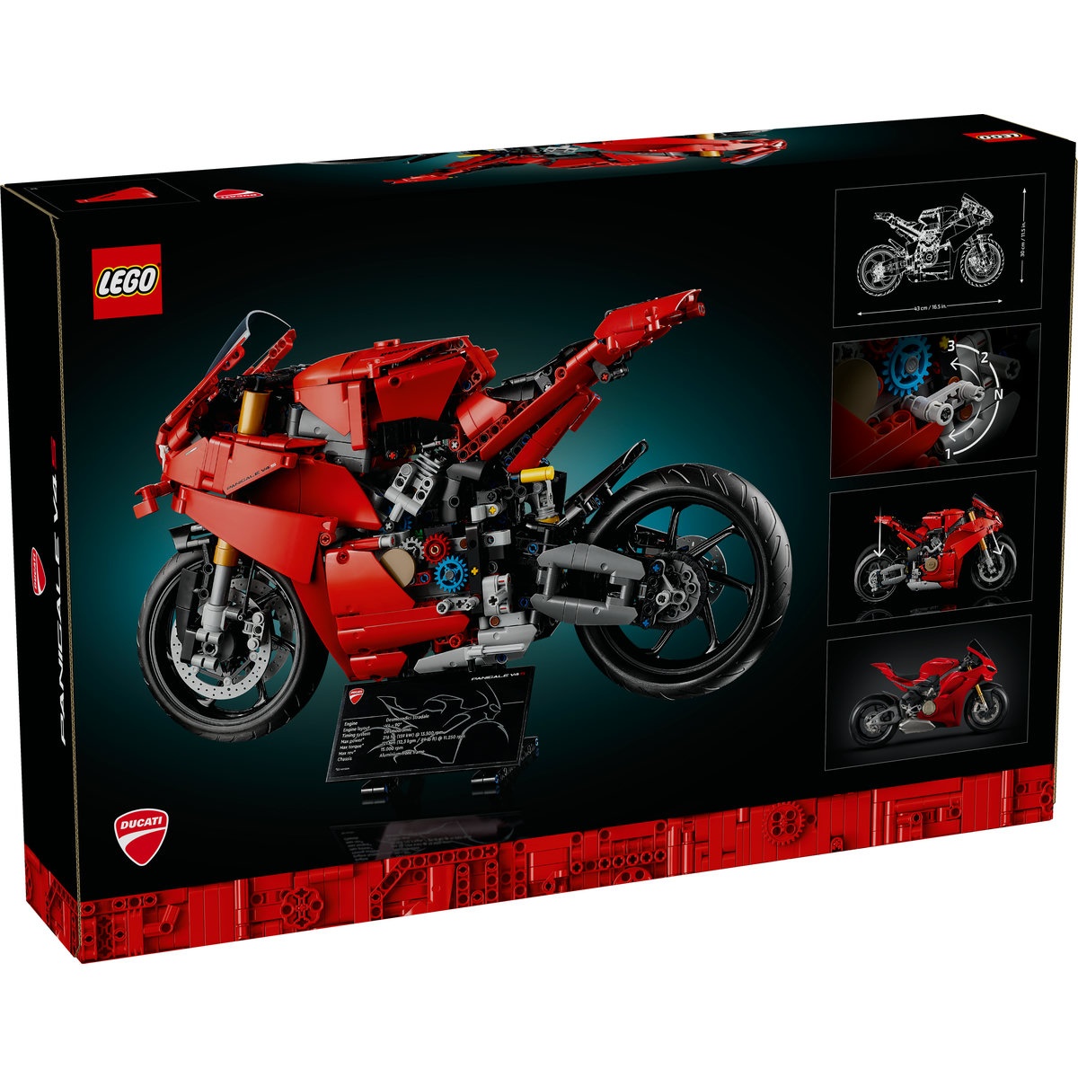 Set LEGO Technic - Motocicleta Ducati Panigale V4 S (42202) - 3 | YEO