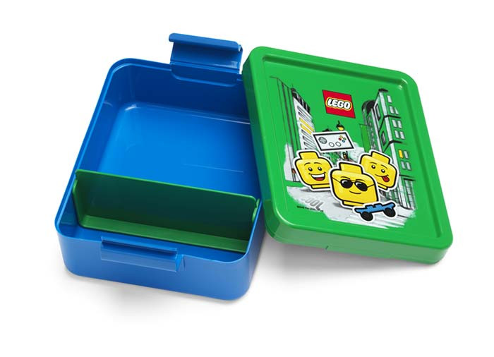 Set pentru pranz LEGO Iconic albastru-verde - 2 | YEO